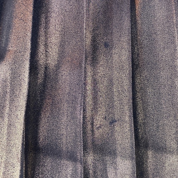 Helene Berman London Metallic Pleated Skirt- Size 16 - Picture 9 of 11